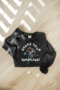 Shake Your Sparklers! Mineral Washed Graphic - Adult & Kids T-Shirts, Sweatshirts & Hoodies apparel design preview 1