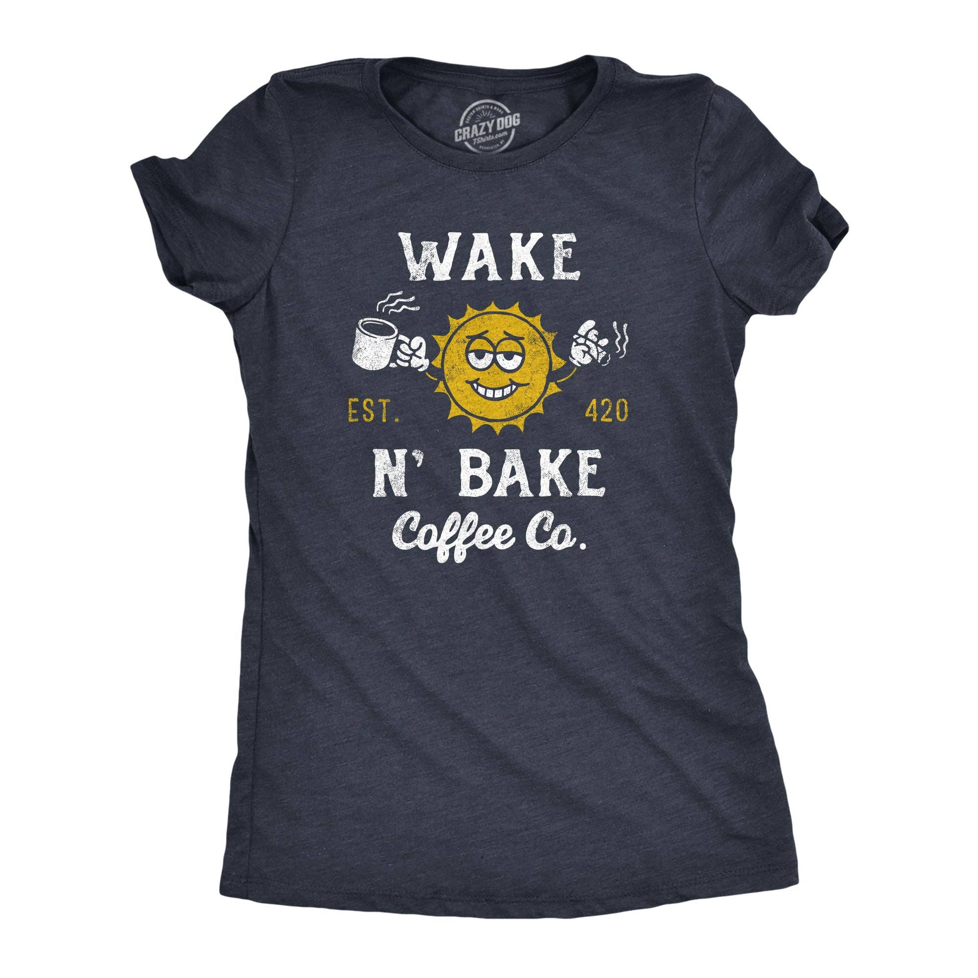 Wake N Bake Coffee Co Women's - Adult & Kids T-Shirts, Sweatshirts & Hoodies apparel design preview 1
