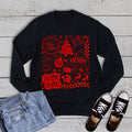 Christmas Retro Holly Jolly Collage - Adult & Kids T-Shirts, Sweatshirts & Hoodies apparel design preview 1