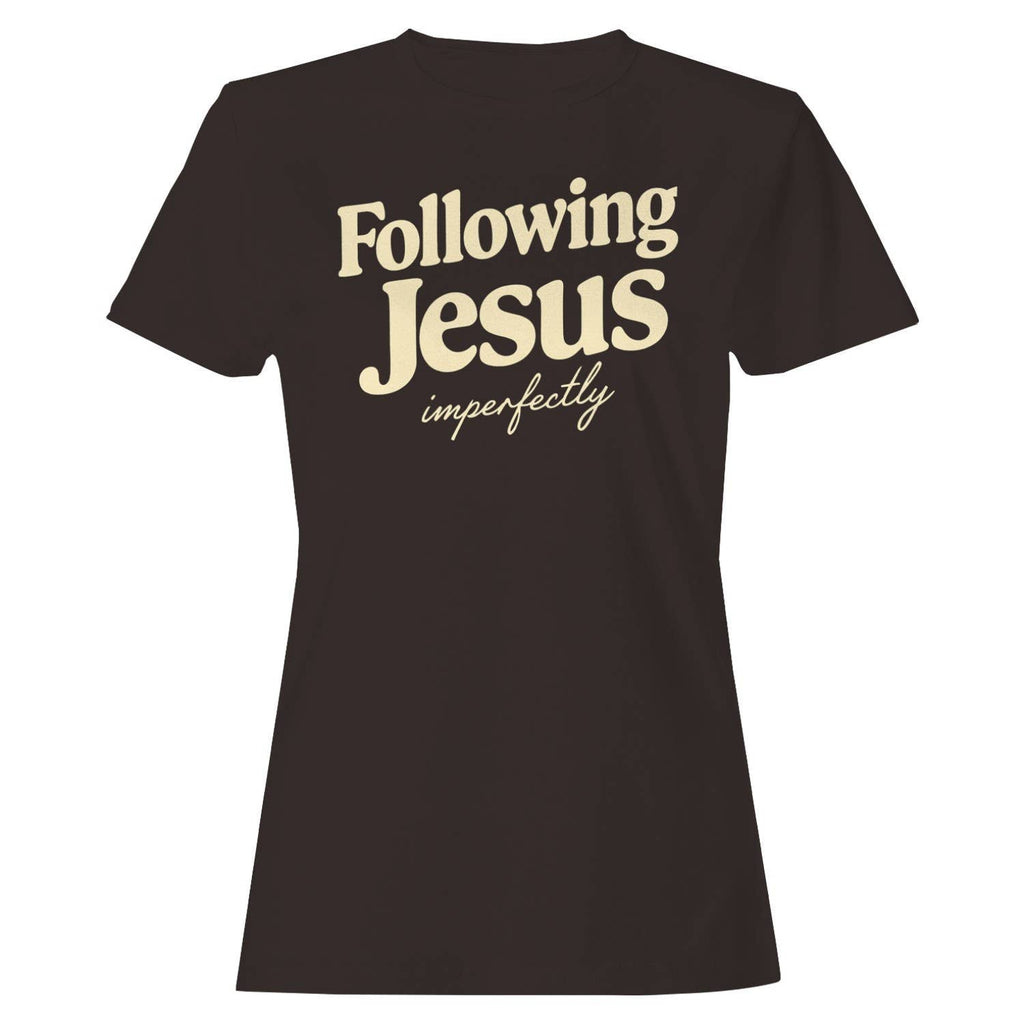 Following Jesus Imperfectly Women's - Adult & Kids T-Shirts, Sweatshirts & Hoodies apparel design preview 1