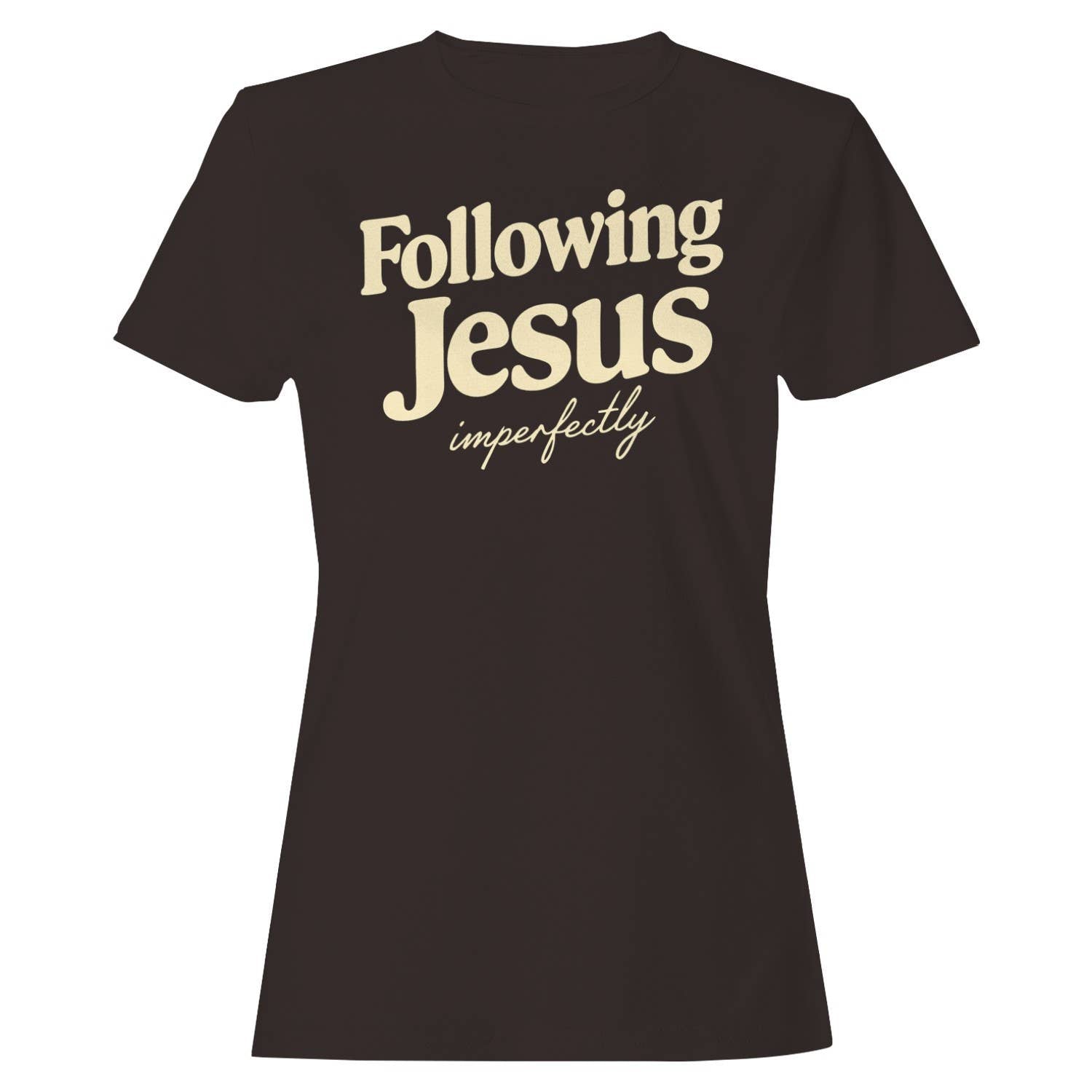 Following Jesus Imperfectly Women's - Adult & Kids T-Shirts, Sweatshirts & Hoodies apparel design preview 1