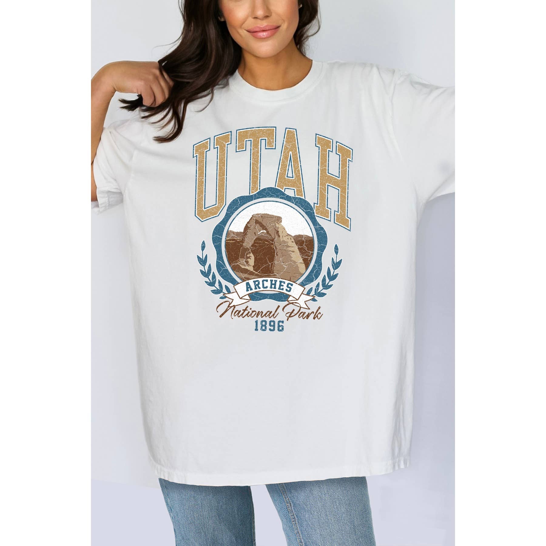 Utah Arch- Unisex Oversized - Adult & Kids T-Shirts, Sweatshirts & Hoodies apparel design preview 1