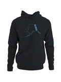 Alaska Map Art Print Men's - Adult & Kids T-Shirts, Sweatshirts & Hoodies apparel design preview 1