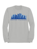 Denver Colorado Skyline Art Men's - Adult & Kids T-Shirts, Sweatshirts & Hoodies apparel design preview 1