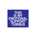 Emotional Support Tumbler Sticker - Adult & Kids T-Shirts, Sweatshirts & Hoodies apparel design preview 1