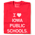 I Heart Iowa Public Schools Red (R) - Adult & Kids T-Shirts, Sweatshirts & Hoodies apparel design preview 1