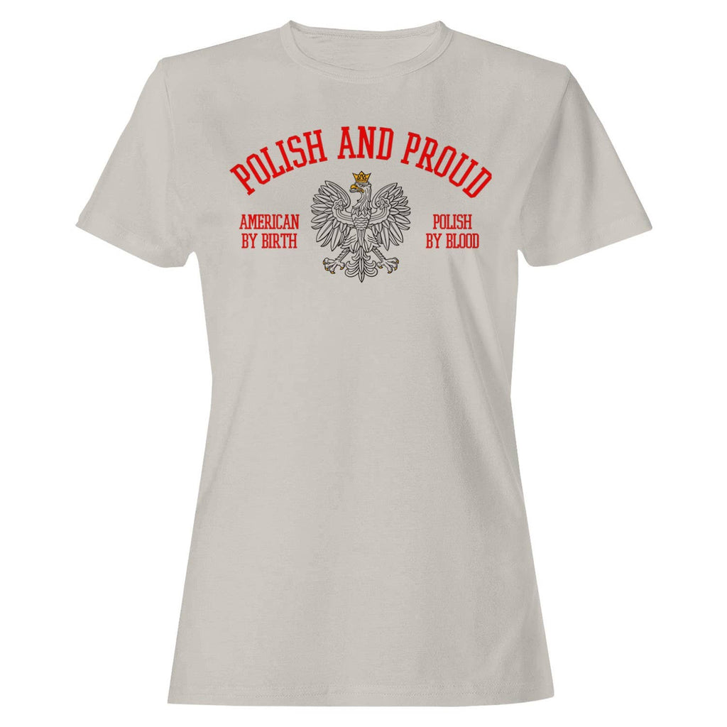 Polish Proud, American By Birth Women's - Adult & Kids T-Shirts, Sweatshirts & Hoodies apparel design preview 1