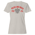 Polish Proud, American By Birth Women's - Adult & Kids T-Shirts, Sweatshirts & Hoodies apparel design preview 1