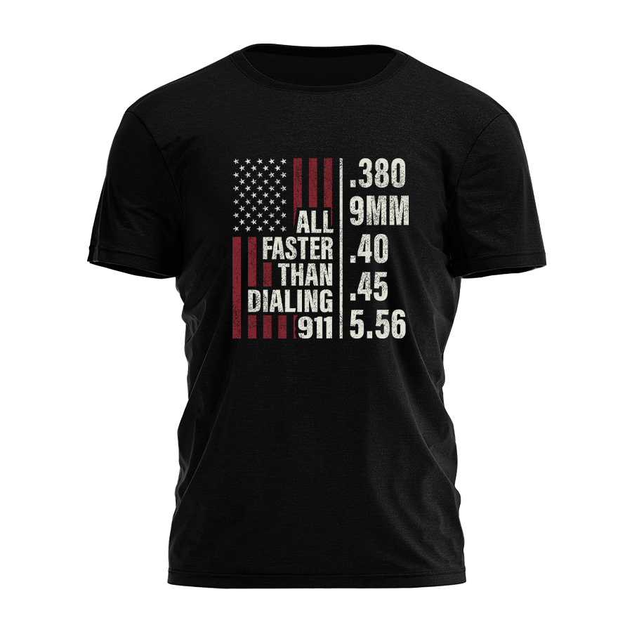 All Faster Than Dialing 911 2333 - Adult & Kids T-Shirts, Sweatshirts & Hoodies apparel design preview 1