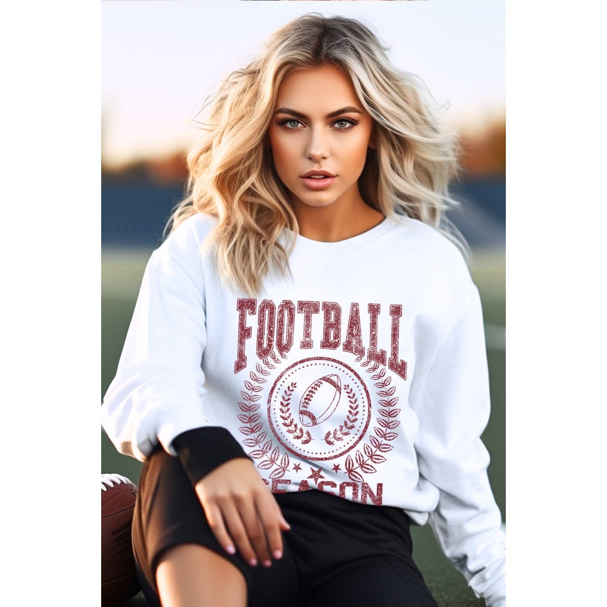 Football Season Vintage Graphic - Adult & Kids T-Shirts, Sweatshirts & Hoodies apparel design preview 1