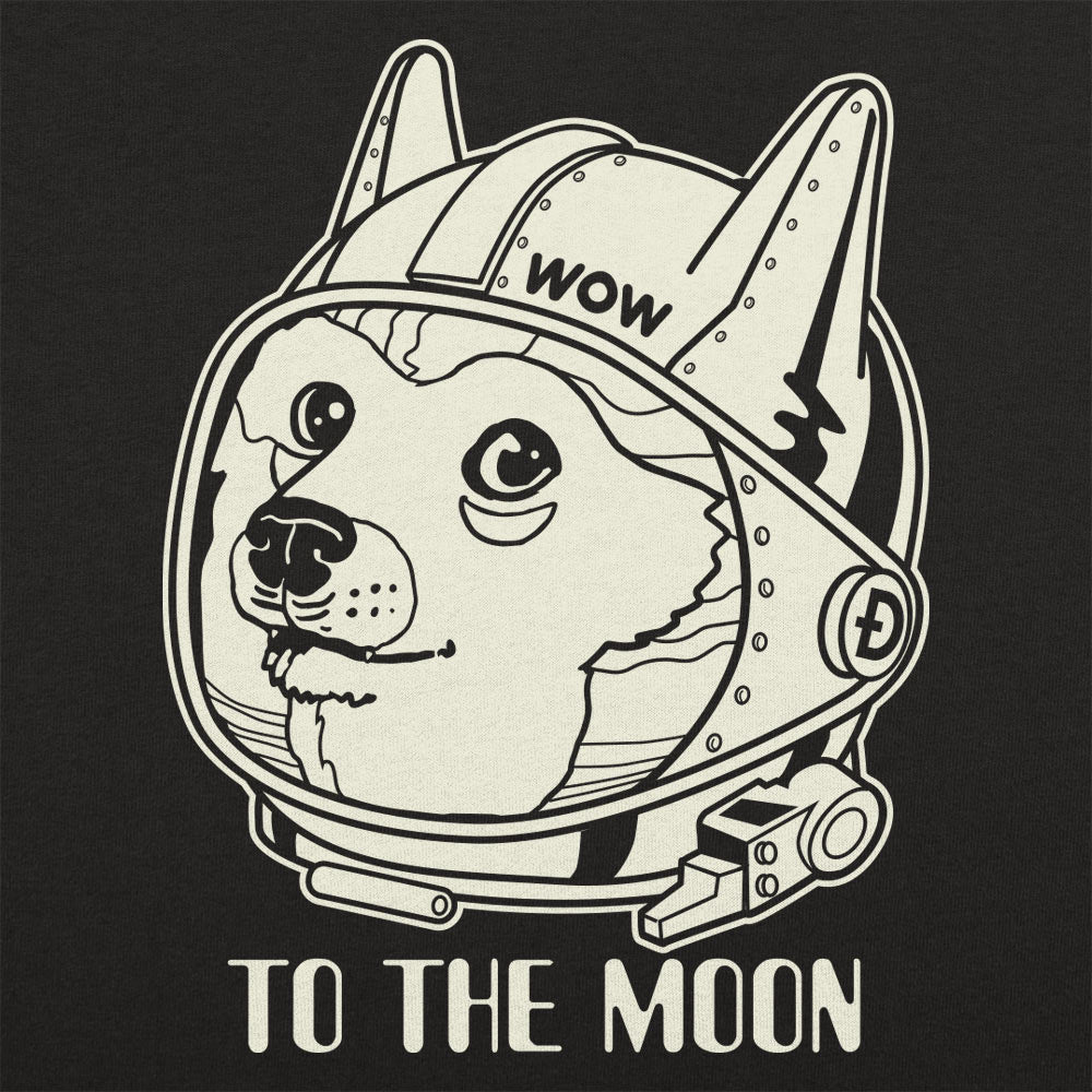 Doge to the Moon - Adult & Kids T-Shirts, Sweatshirts & Hoodies apparel design preview 1