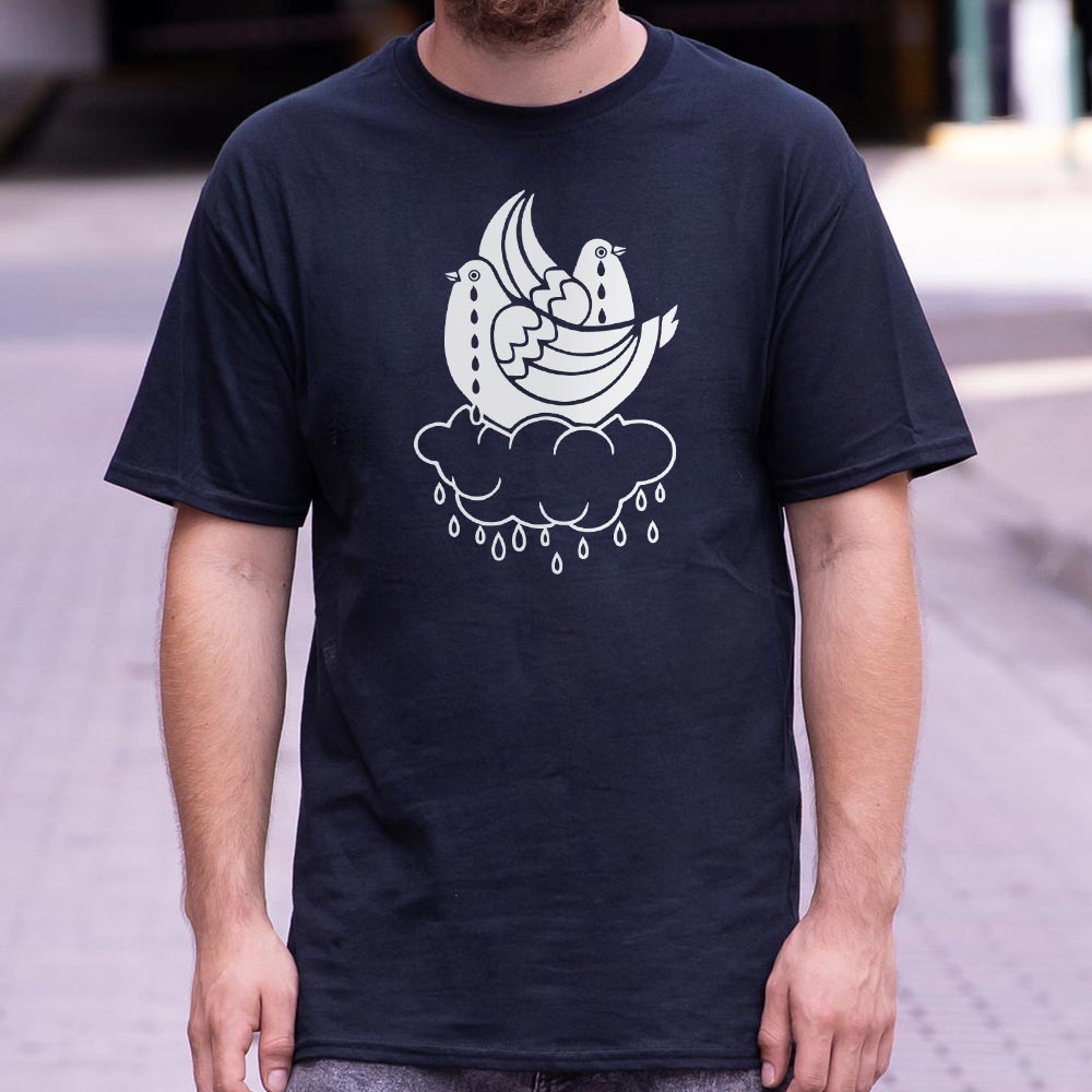 Doves In Mourning - Adult & Kids T-Shirts, Sweatshirts & Hoodies apparel design preview 1