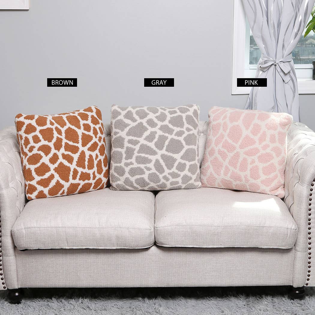 Luxury Soft Giraffe Print Cushion Cover - Adult & Kids T-Shirts, Sweatshirts & Hoodies apparel design preview 1