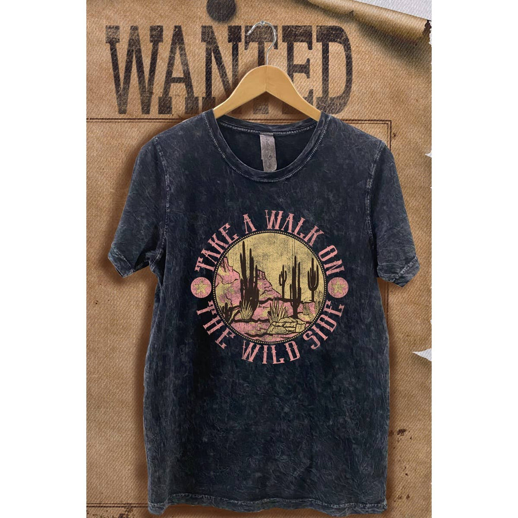 Take A Walk On the Wild Side Wash Vintage Graphic - Adult & Kids T-Shirts, Sweatshirts & Hoodies apparel design preview 1