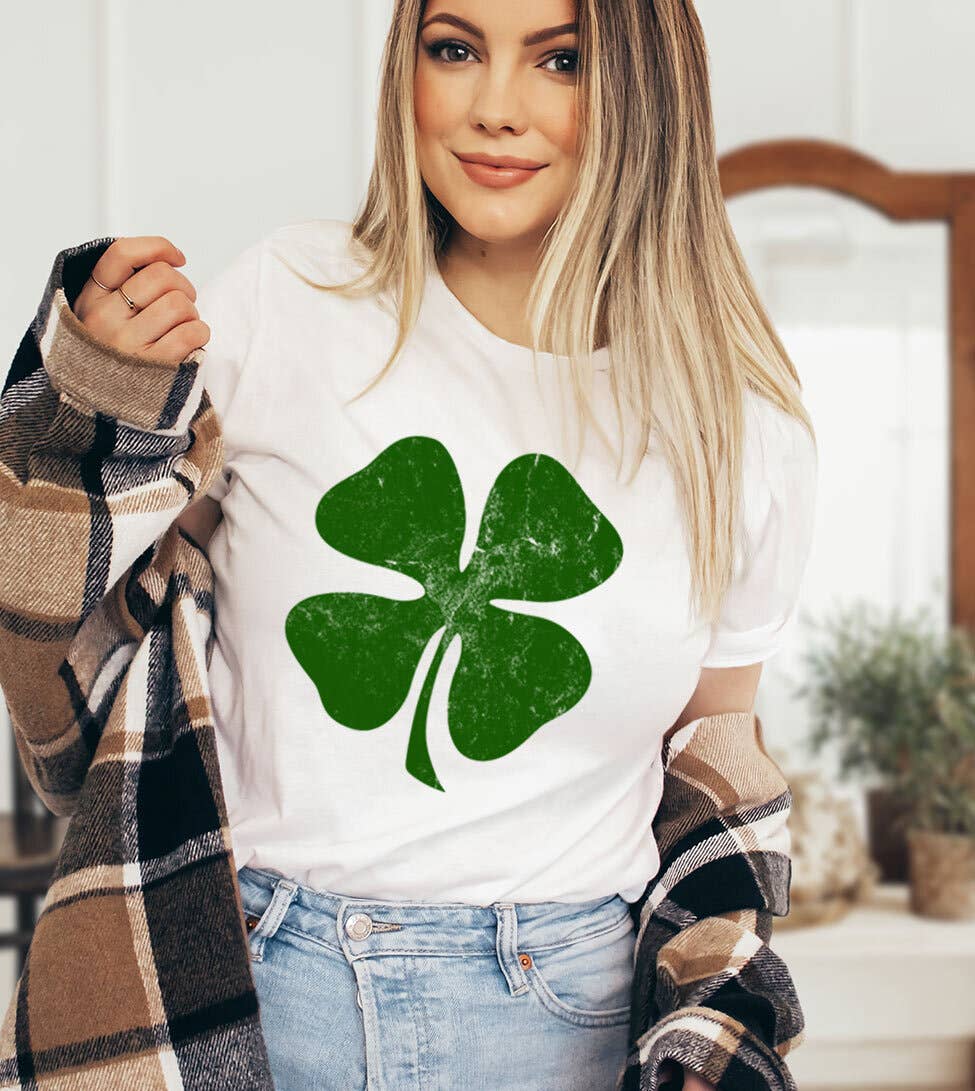 4 Leaf Clover St. Patrick's Day - Adult & Kids T-Shirts, Sweatshirts & Hoodies apparel design preview 1