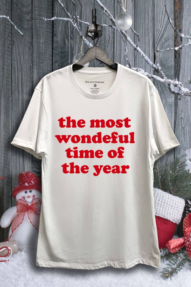 Most Wonderful Time of the Year Graphic Top - Adult & Kids T-Shirts, Sweatshirts & Hoodies apparel design preview 1