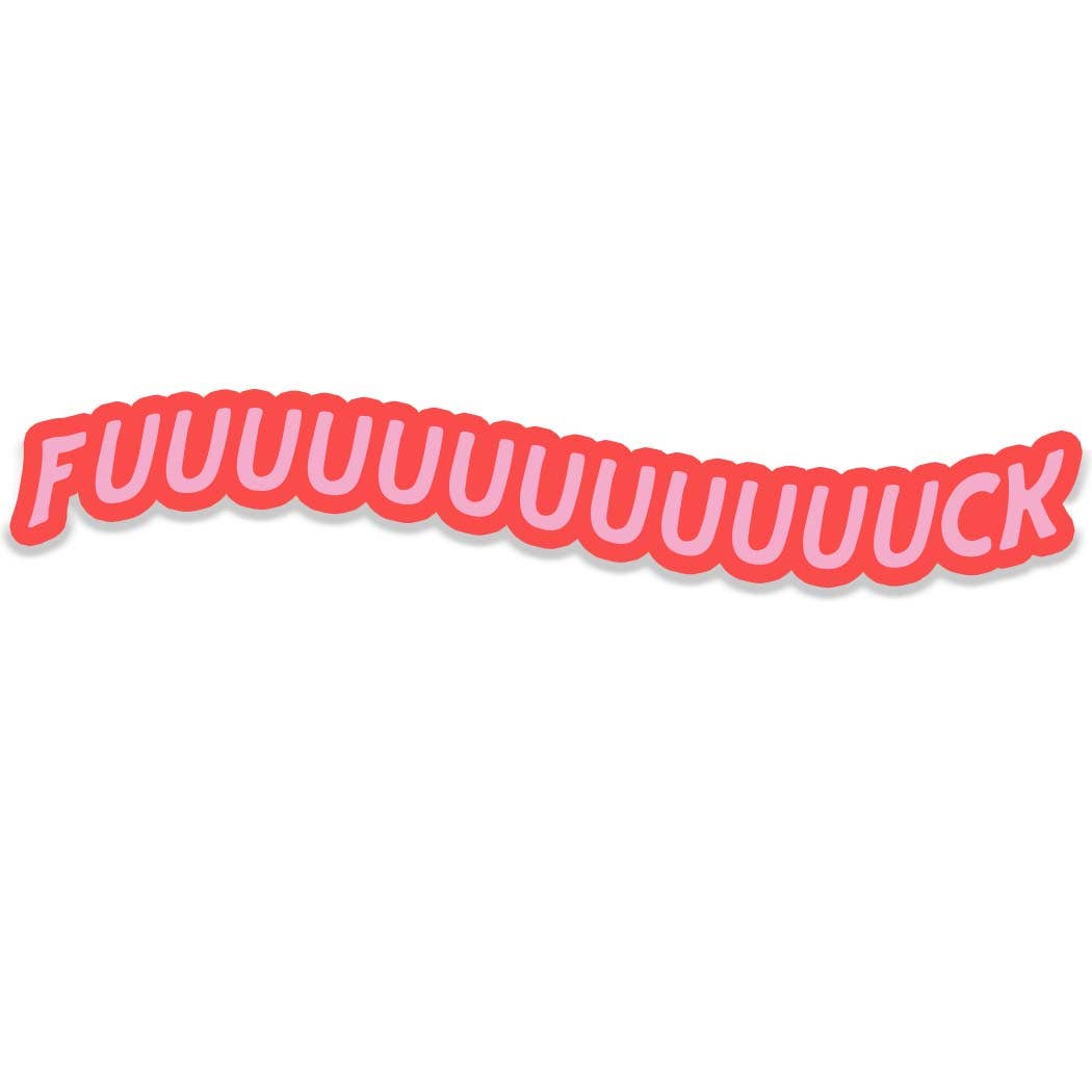 Fuck Funny Sticker Decal, - Adult & Kids T-Shirts, Sweatshirts & Hoodies apparel design preview 1