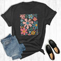 Retro Boho Flowers Graphic - Adult & Kids T-Shirts, Sweatshirts & Hoodies apparel design preview 1