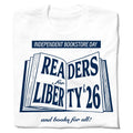 Readers For Liberty and Books All - Adult & Kids T-Shirts, Sweatshirts & Hoodies apparel design preview 1