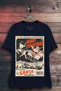 Merry Christmas Retro Comic Graphic Top - Adult & Kids T-Shirts, Sweatshirts & Hoodies apparel design preview 1