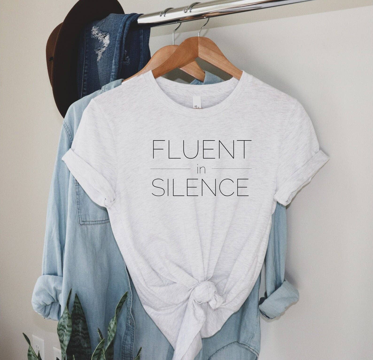 Fluent in Silence - Adult & Kids T-Shirts, Sweatshirts & Hoodies apparel design preview 1