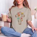 Floral Cross - Adult & Kids T-Shirts, Sweatshirts & Hoodies apparel design preview 1