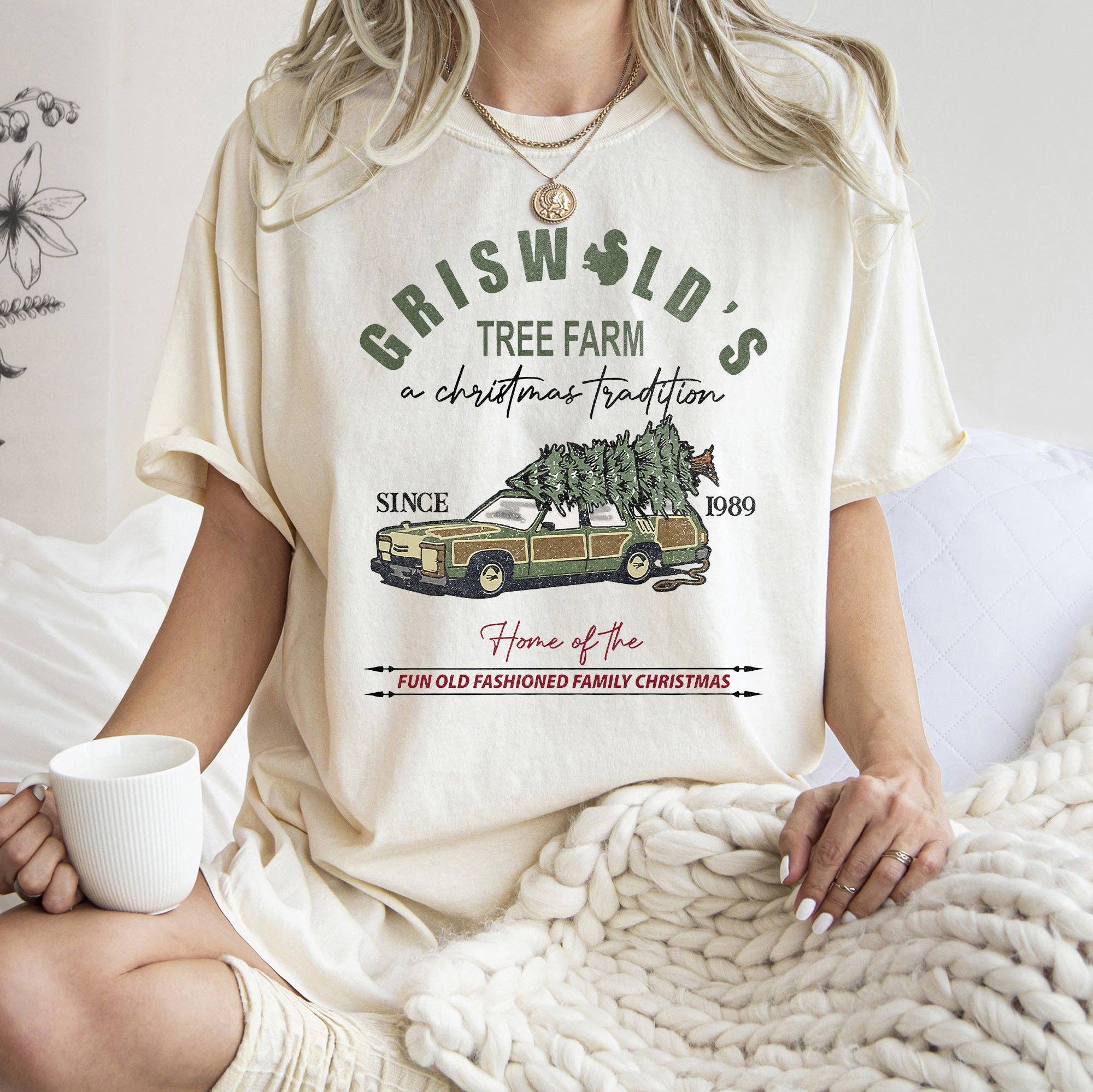 Griswold's Tree Farm, Squirrel, Christmas Vacation - Adult & Kids T-Shirts, Sweatshirts & Hoodies apparel design preview 1