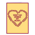 Bacon My Heart Greeting Card - Adult & Kids T-Shirts, Sweatshirts & Hoodies apparel design preview 1