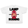 Lamp Burning Drop Shoulder (Super Oversized) White - Adult & Kids T-Shirts, Sweatshirts & Hoodies apparel design preview 1