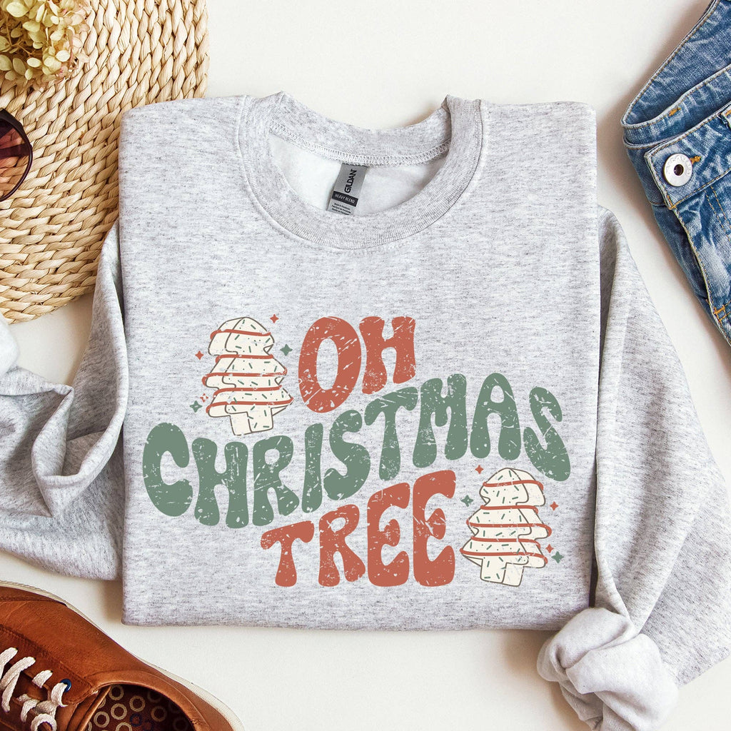 Oh Christmas Tree, Cakes, Snacks, Funny, Xmas - Adult & Kids T-Shirts, Sweatshirts & Hoodies apparel design preview 1