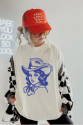 Cowgirls Western Vintage Graphic Oversized - Adult & Kids T-Shirts, Sweatshirts & Hoodies apparel design preview 1