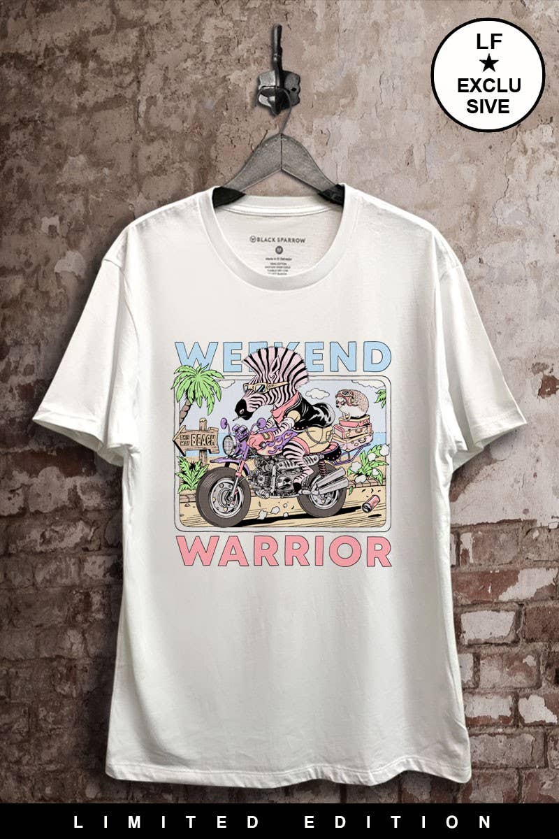 Weekend Warrior Zebra Graphic Top - Adult & Kids T-Shirts, Sweatshirts & Hoodies apparel design preview 1