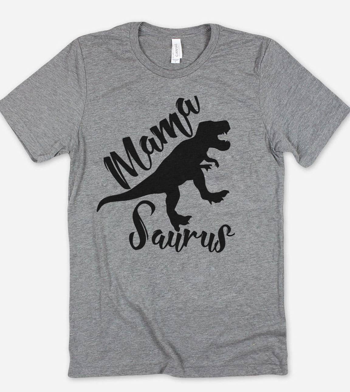 Mama Saurus Dinosaurs Mom Cute Silly Funny - Adult & Kids T-Shirts, Sweatshirts & Hoodies apparel design preview 1