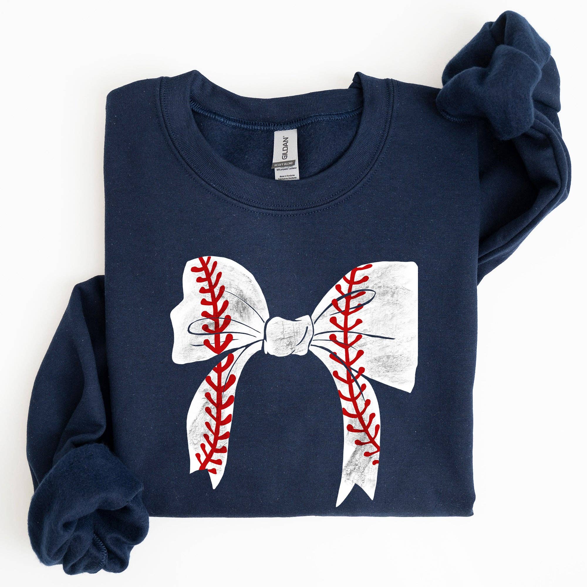 Baseball, Bow, Mom, Mother's Day - Adult & Kids T-Shirts, Sweatshirts & Hoodies apparel design preview 1