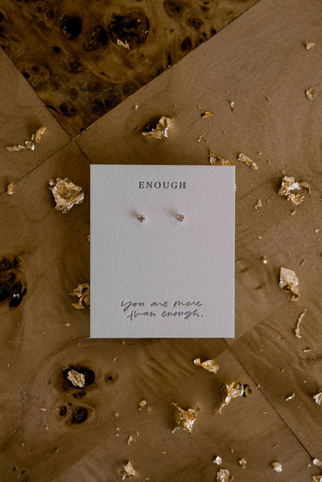 Enough Earring Studs - Adult & Kids T-Shirts, Sweatshirts & Hoodies apparel design preview 1