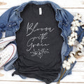 Bloom with Grace - Adult & Kids T-Shirts, Sweatshirts & Hoodies apparel design preview 1