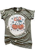 Cherry Pumpkin Halloween Bleached - Adult & Kids T-Shirts, Sweatshirts & Hoodies apparel design preview 1