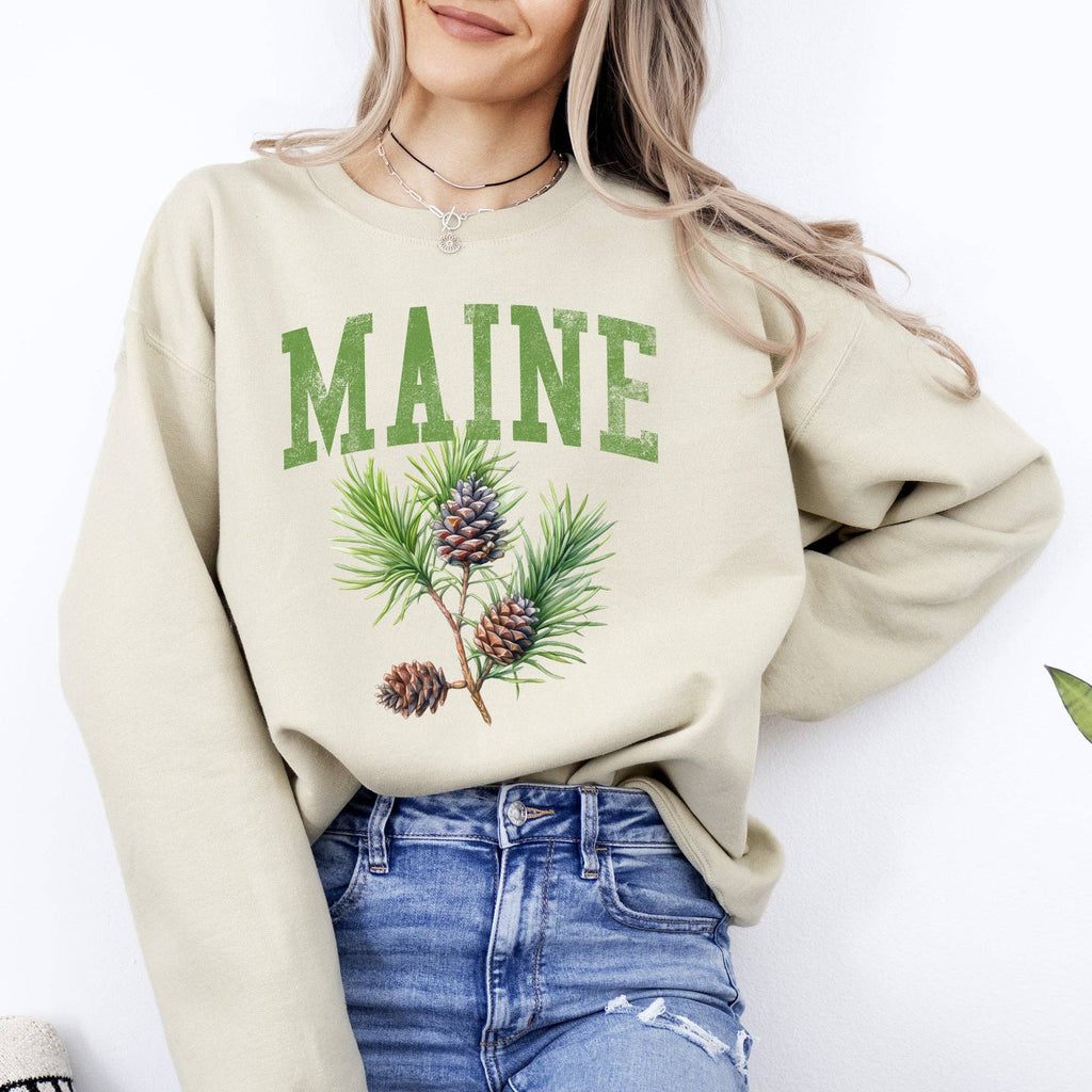 Maine State Flower - Adult & Kids T-Shirts, Sweatshirts & Hoodies apparel design preview 1