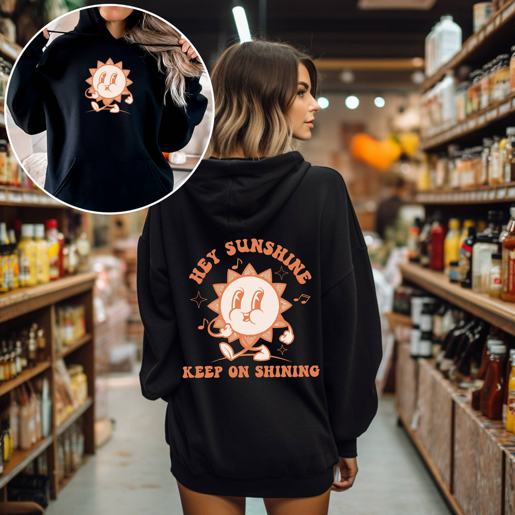 Hey Sunshine Keep On Shining, Positivity, Kindness, - Adult & Kids T-Shirts, Sweatshirts & Hoodies apparel design preview 1