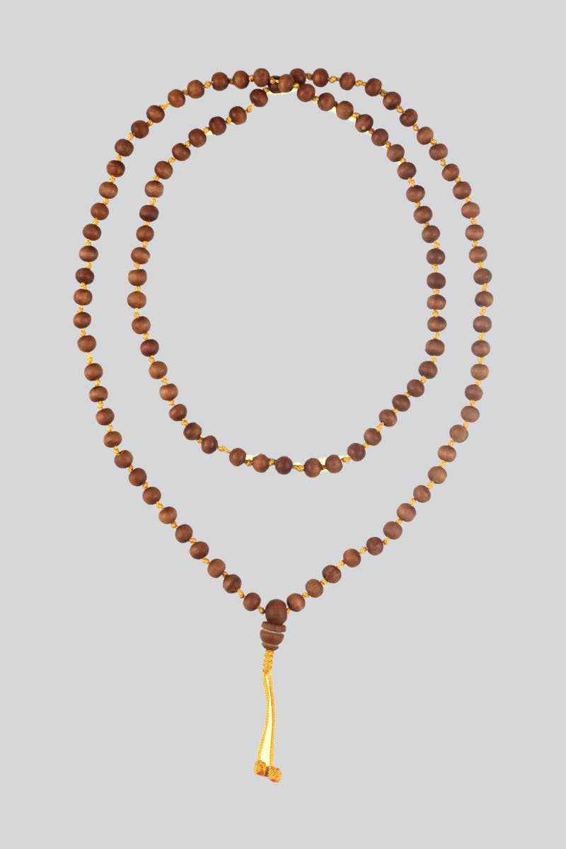 Sandalwood Prayer Mala (ML-29) - Adult & Kids T-Shirts, Sweatshirts & Hoodies apparel design preview 1