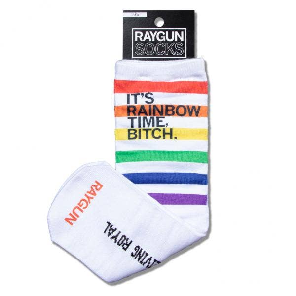 Rainbow Time Socks - Adult & Kids T-Shirts, Sweatshirts & Hoodies apparel design preview 1