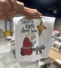Every Knee Shall Bow Santa On White - Adult & Kids T-Shirts, Sweatshirts & Hoodies apparel design preview 1