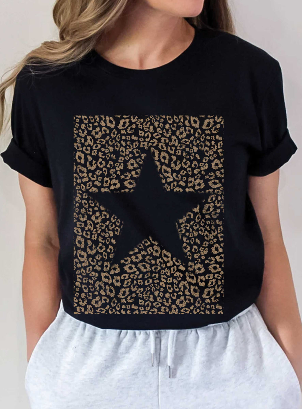 Star Leopard Graphic - Adult & Kids T-Shirts, Sweatshirts & Hoodies apparel design preview 1