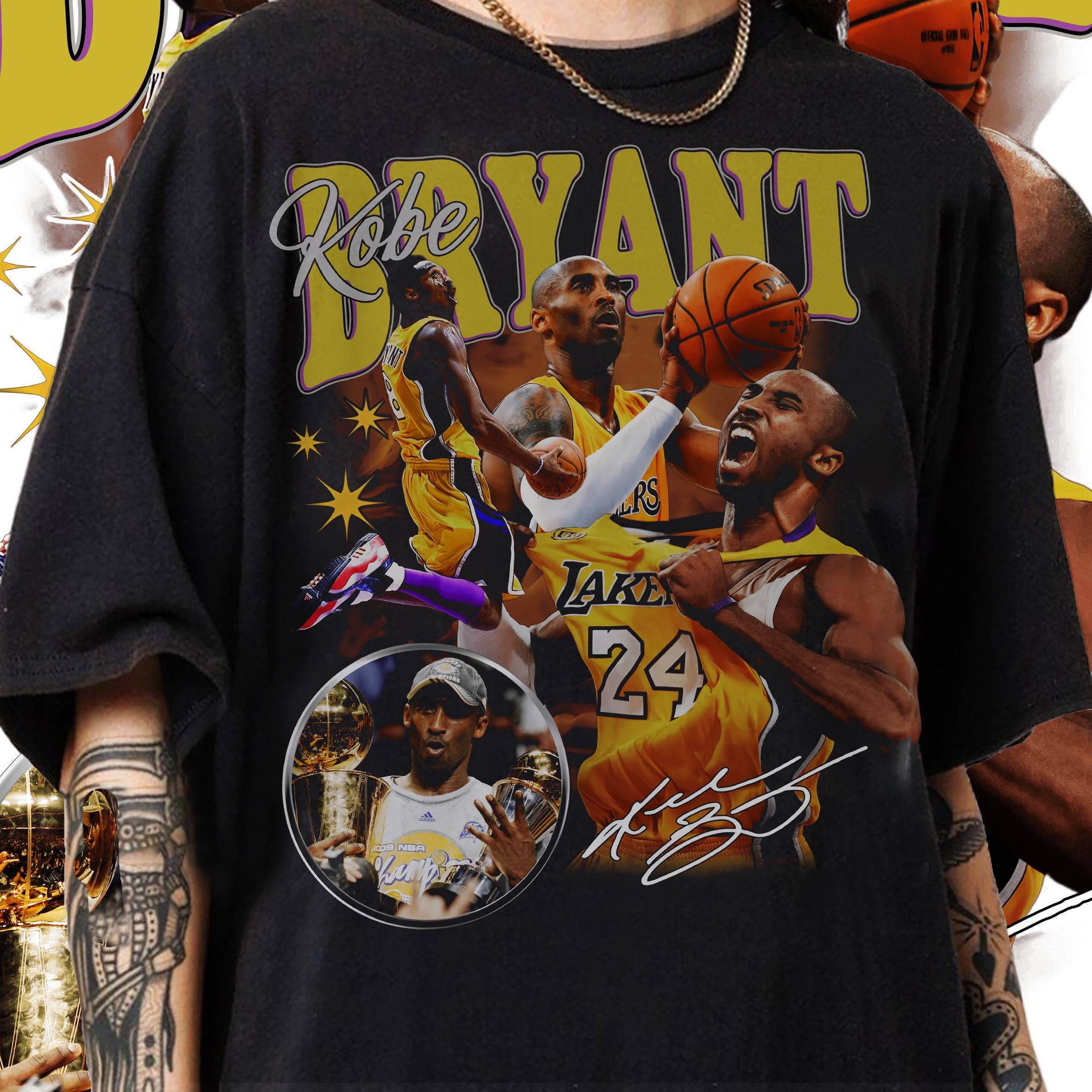 Vintage 90S Kobe Bryant Graphic Retro Unisex Gift - Adult & Kids T-Shirts, Sweatshirts & Hoodies apparel design preview 1