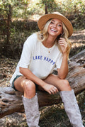 Lake Happy Oversized Graphic Top - Adult & Kids T-Shirts, Sweatshirts & Hoodies apparel design preview 1