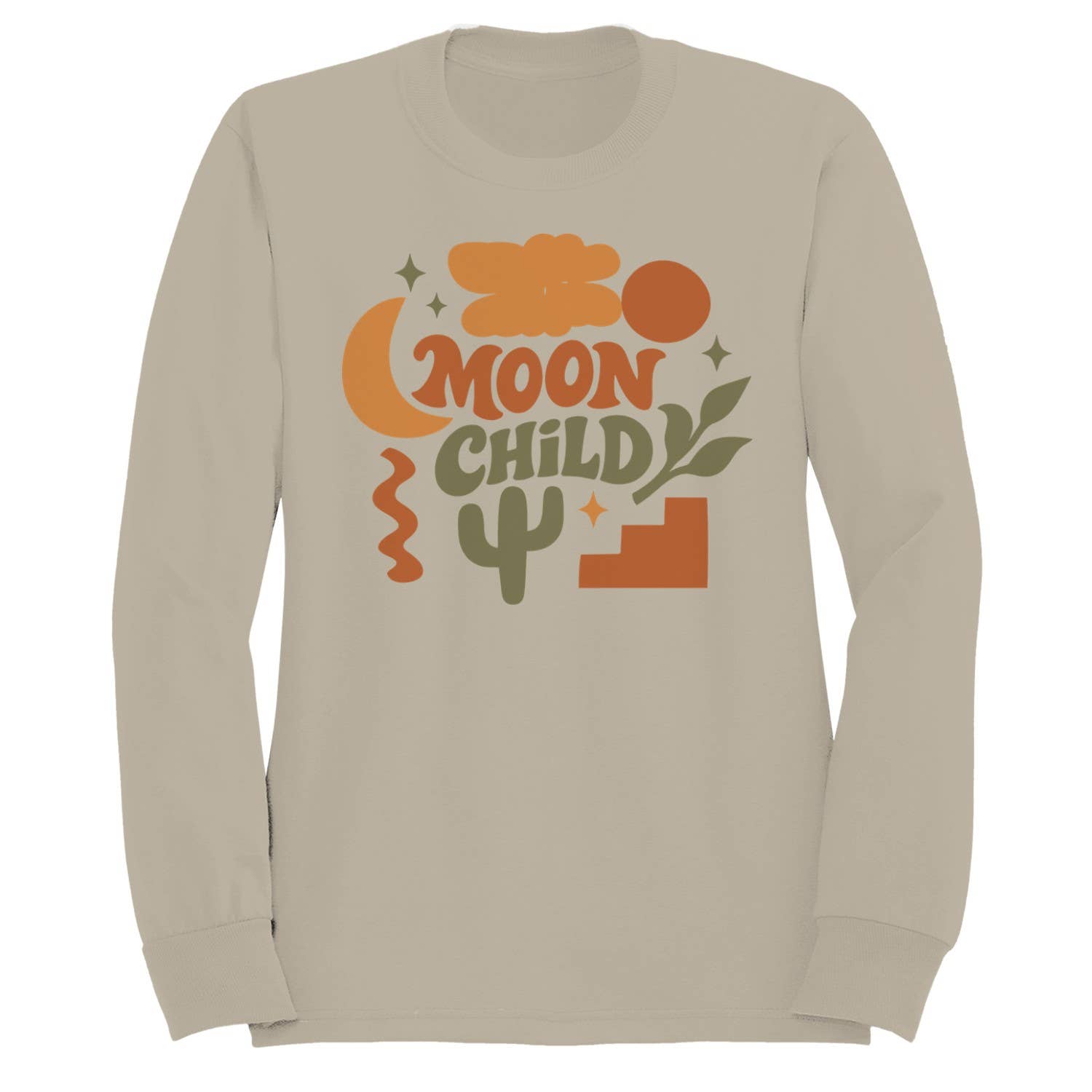 Moon Child Boho Art Women's - Adult & Kids T-Shirts, Sweatshirts & Hoodies apparel design preview 1