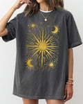 Celestial Stars, Moon, Mystical, Space Vintage - Adult & Kids T-Shirts, Sweatshirts & Hoodies apparel design preview 1