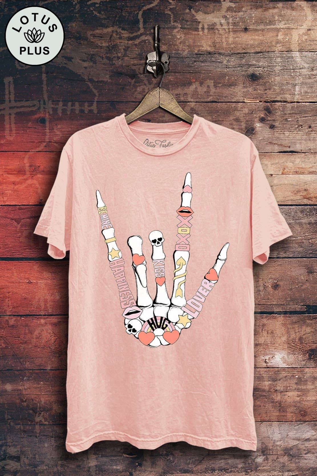 Skeleton Hand Graphic Top - Adult & Kids T-Shirts, Sweatshirts & Hoodies apparel design preview 1