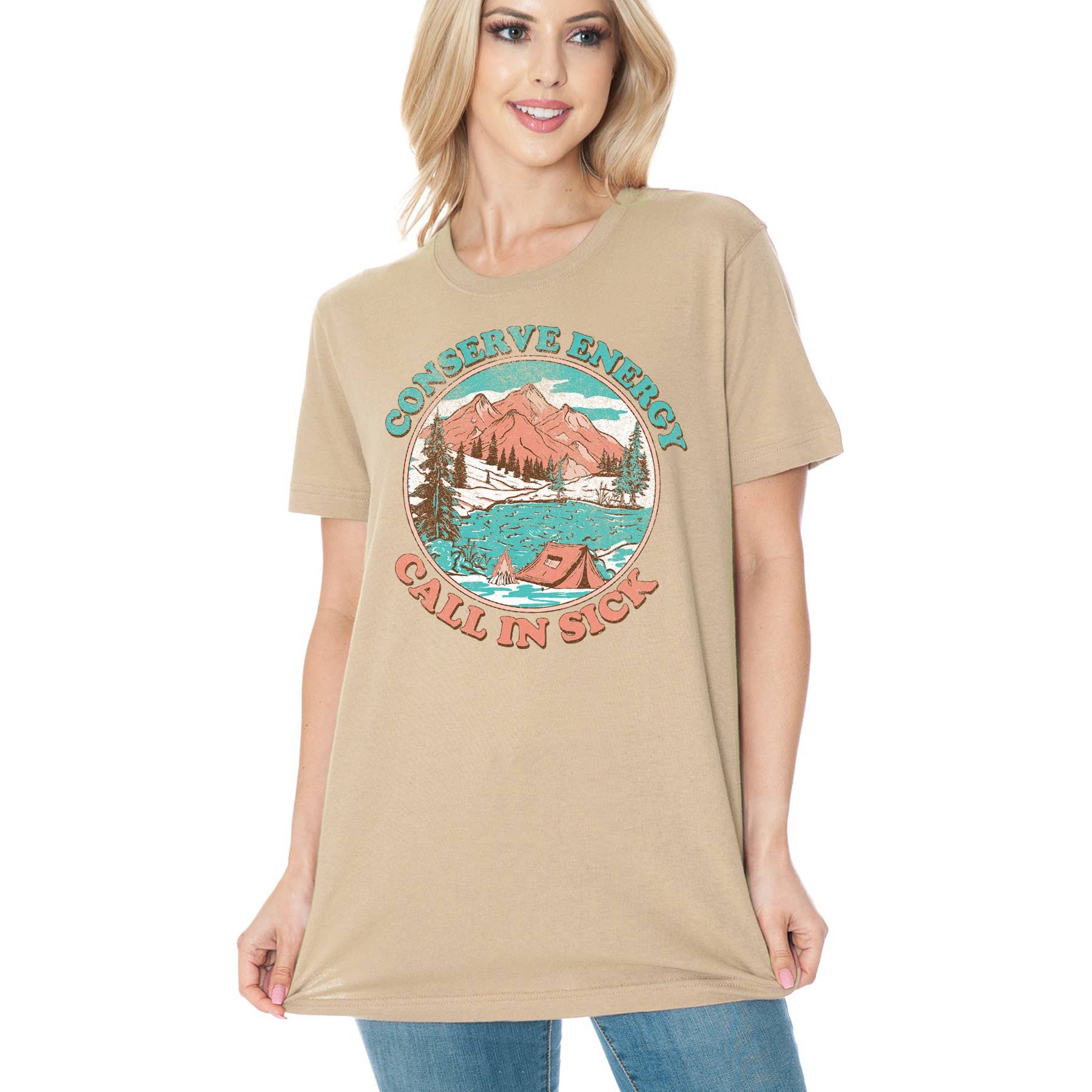Conserve Enercy Call in Sick - Adult & Kids T-Shirts, Sweatshirts & Hoodies apparel design preview 1
