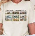 Respect the Locals California Wildlife Vintage - Adult & Kids T-Shirts, Sweatshirts & Hoodies apparel design preview 1